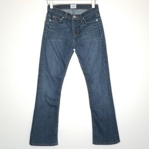 Hudson Mid Rise Boot Cut Jeans